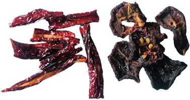 getrockneten Paprika/Tomaten