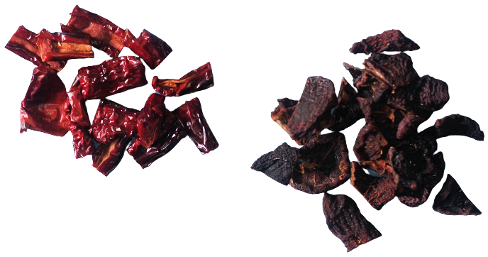 getrockneten Paprika/Tomaten